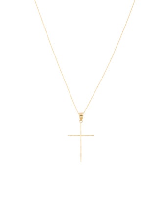 Necklace 14K Cross Pendant Necklace