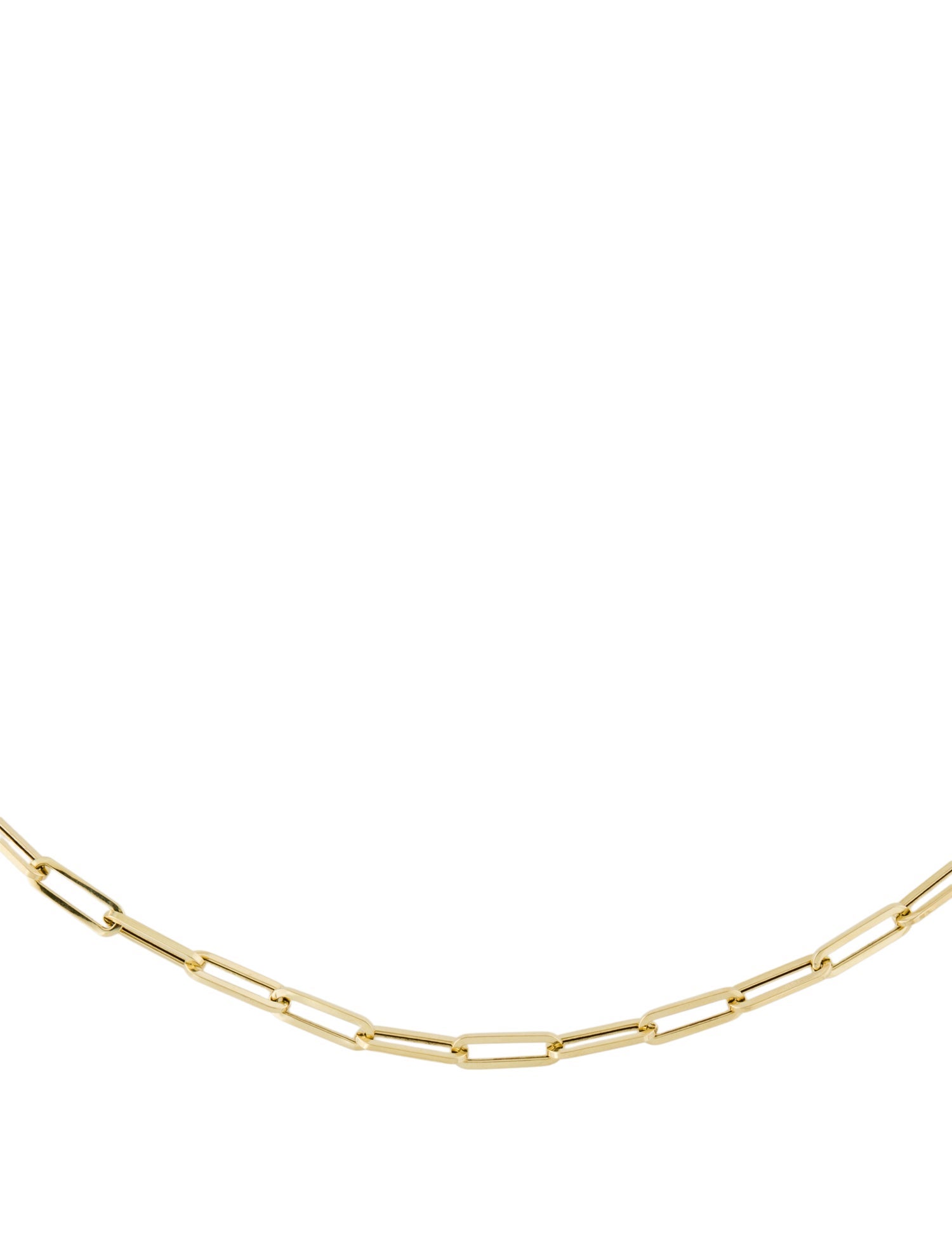 Necklace 14K Paperclip Link Chain
