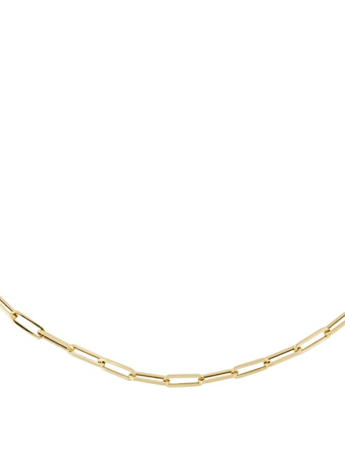 Necklace 14K Paperclip Link Chain Necklace