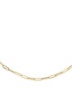 Necklace 14K Paperclip Link Chain Necklace