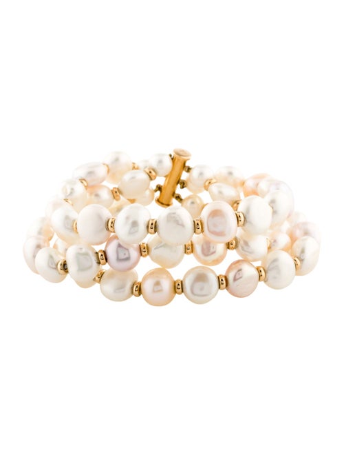 Necklace 18K Pearl Multistrand Bracelet