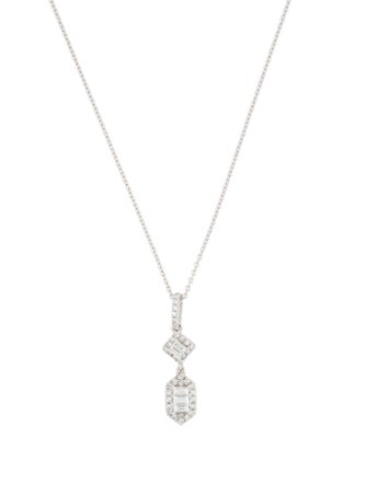 Necklace 14K Diamond Drop Pendant Necklace