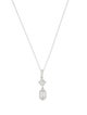 Necklace 14K Diamond Drop Pendant Necklace