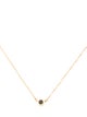 Necklace 14K Diamond Mini Bezel Pendant