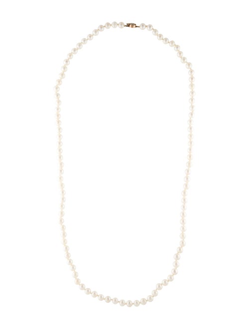 Necklace 14K Pearl Bead Strand Necklace