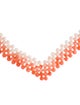 Necklace 14K Coral Bead Collar Necklace