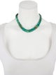 Necklace 14K Turquoise Graduated Beaded Necklace