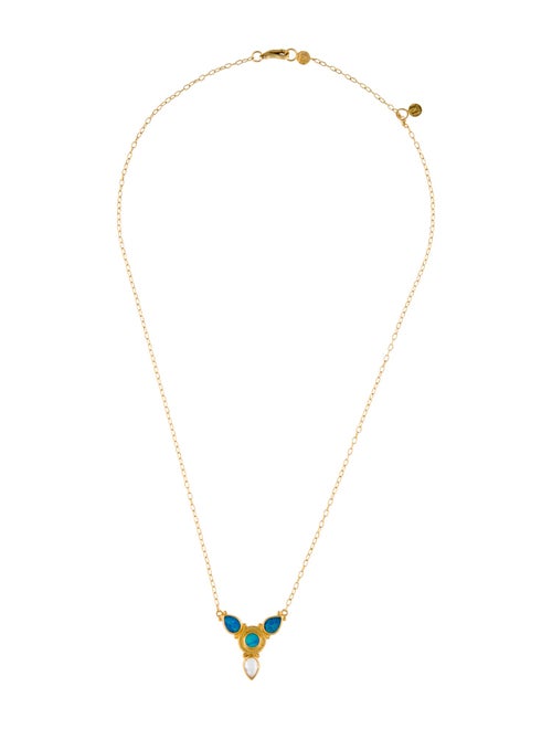 Gurhan 24K Opal & Diamond Pendant Necklace