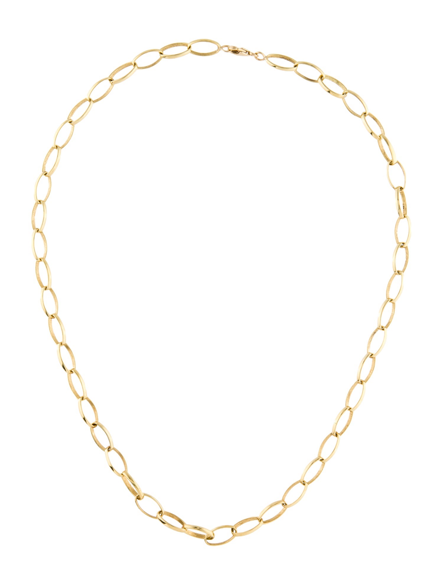 Necklace 18K Oval Chain Necklace