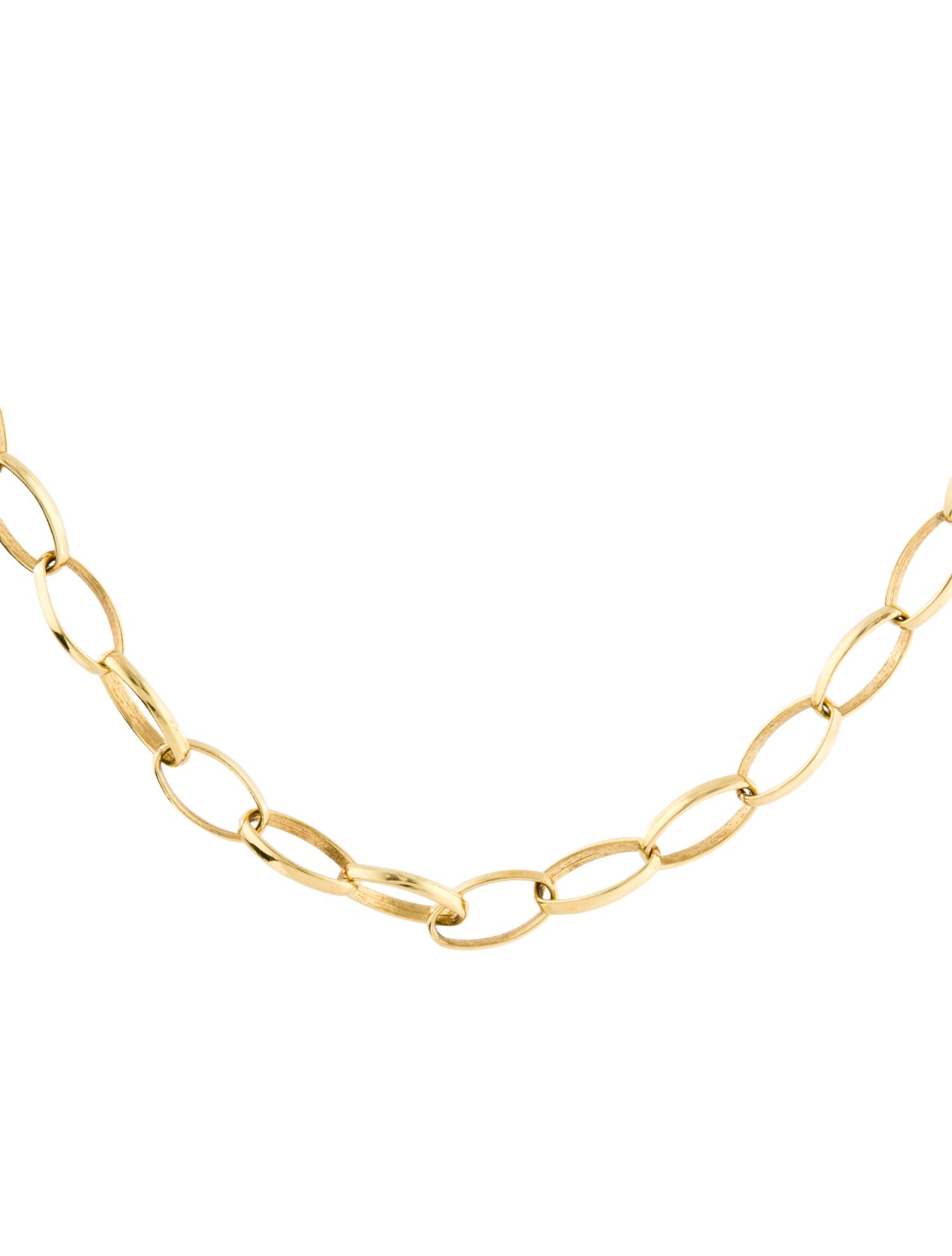 Necklace 18K Oval Chain Necklace
