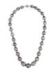 Necklace 14K Pearl & Diamond Collar Bead Strand