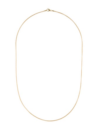 Necklace 10K Box Chain Necklace