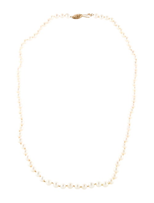 Necklace 14K Pearl Bead Strand Nercklace
