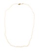 Necklace 14K Pearl Bead Strand Nercklace