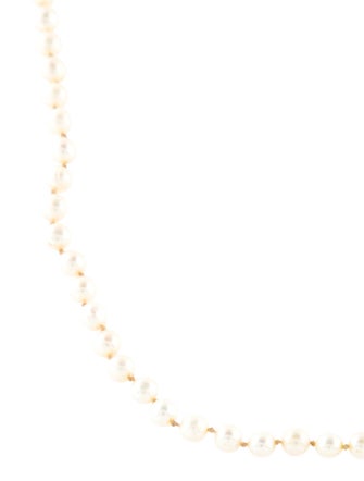Necklace 14K Pearl Bead Strand Nercklace