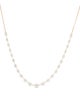 Necklace 14K 3.20ctw Lab-Grown Diamond Graduating Collar Necklace