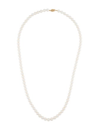 Necklace 14K Pearl Bead Strand