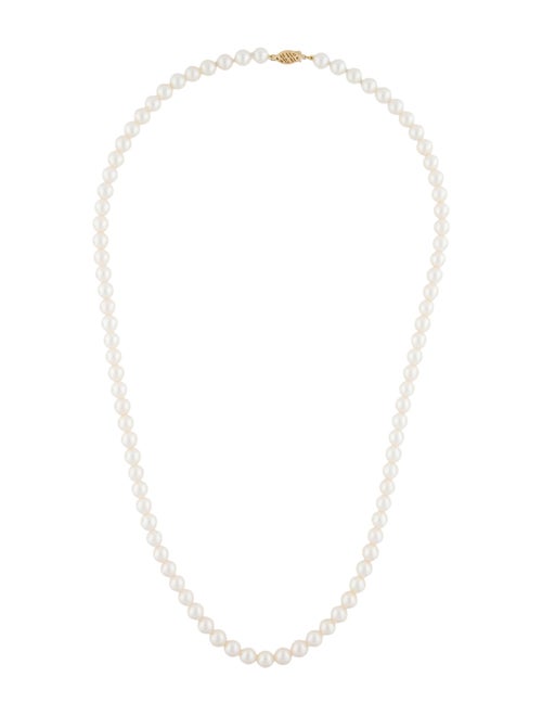 Necklace 14K Pearl Bead Strand