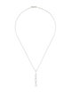 Necklace 14K 3.17ctw Lab-Grown Diamond Drop Pendant Necklace