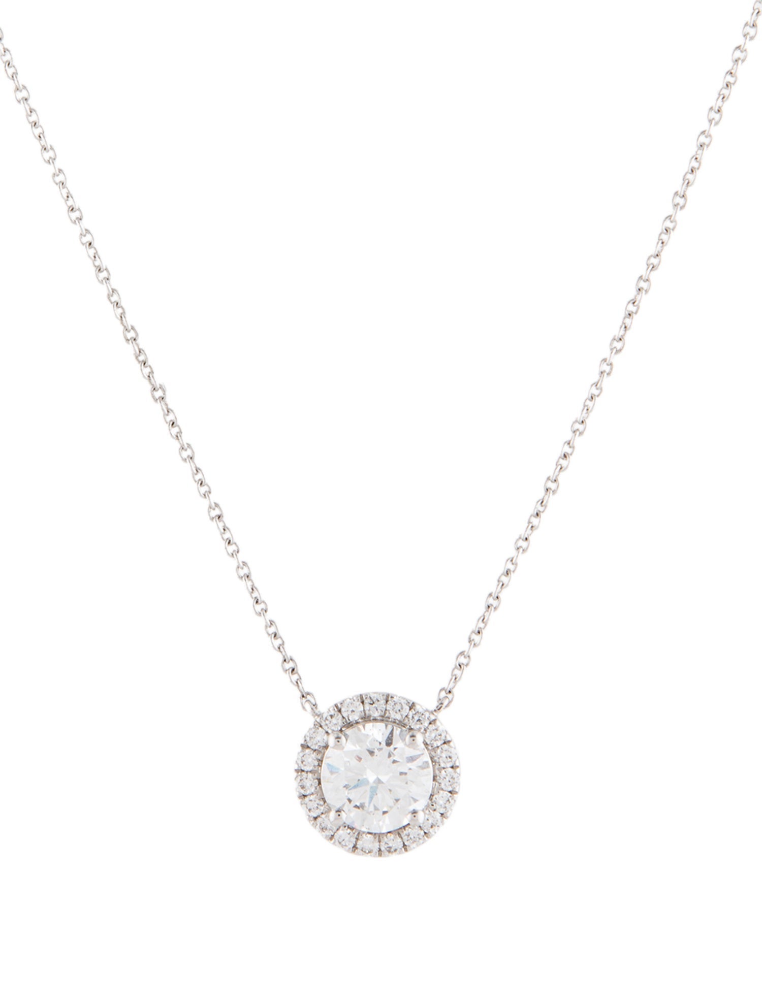 Necklace 14K 1.18ctw Lab-Grown Diamond Pendant