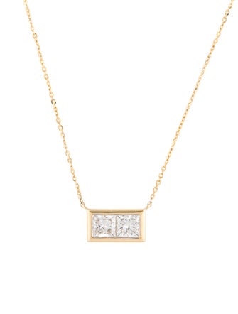 Necklace 14K 1.13ctw Lab-Grown Diamond Pendant Necklace