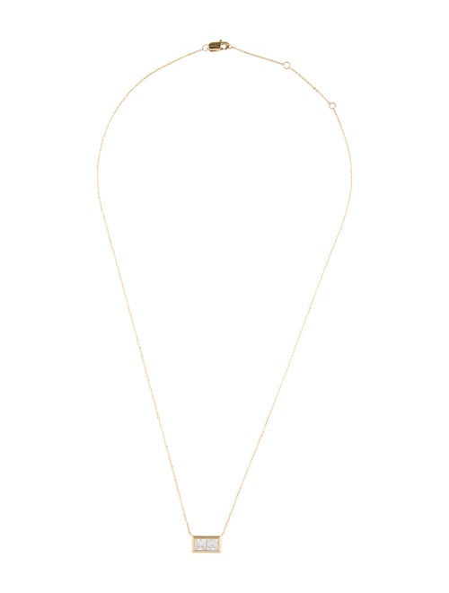 Necklace 14K 1.13ctw Lab-Grown Diamond Pendant Necklace