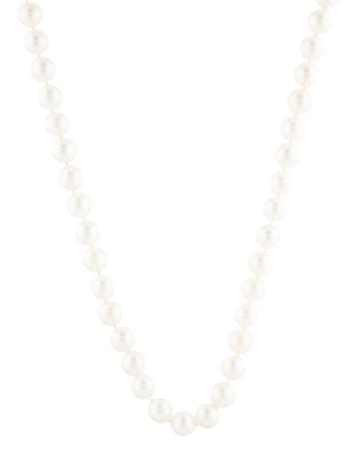 Necklace 14k Pearl & Diamond Necklace