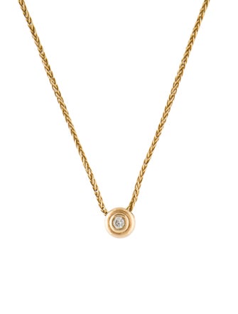 Necklace 14K Diamond Pendant Necklace