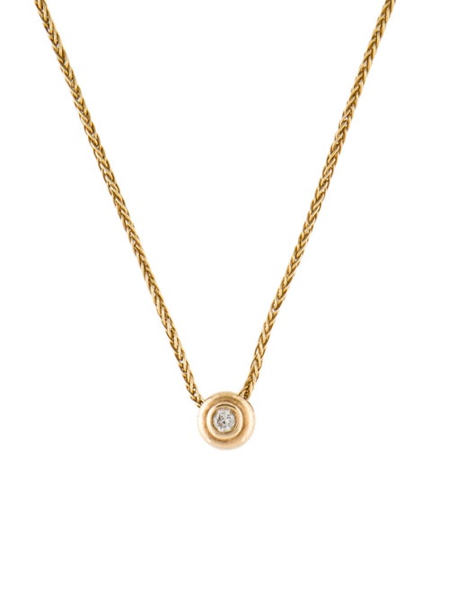 Necklace 14K Diamond Pendant Necklace