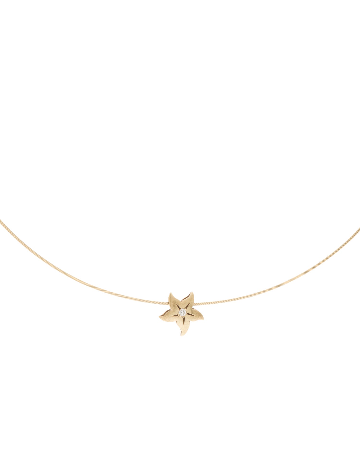 Necklace 14K Diamond Star Collar Necklace