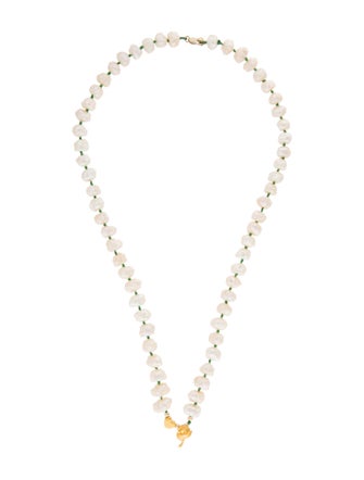 Necklace Pearl Charm Necklace