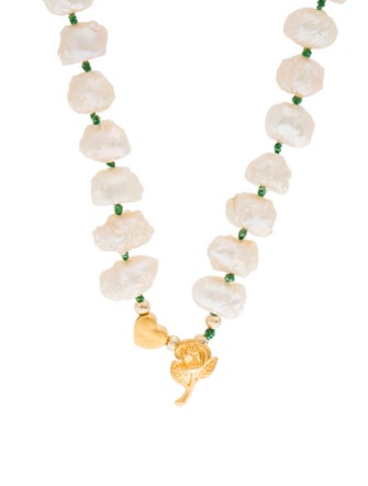 Necklace Pearl Charm Necklace