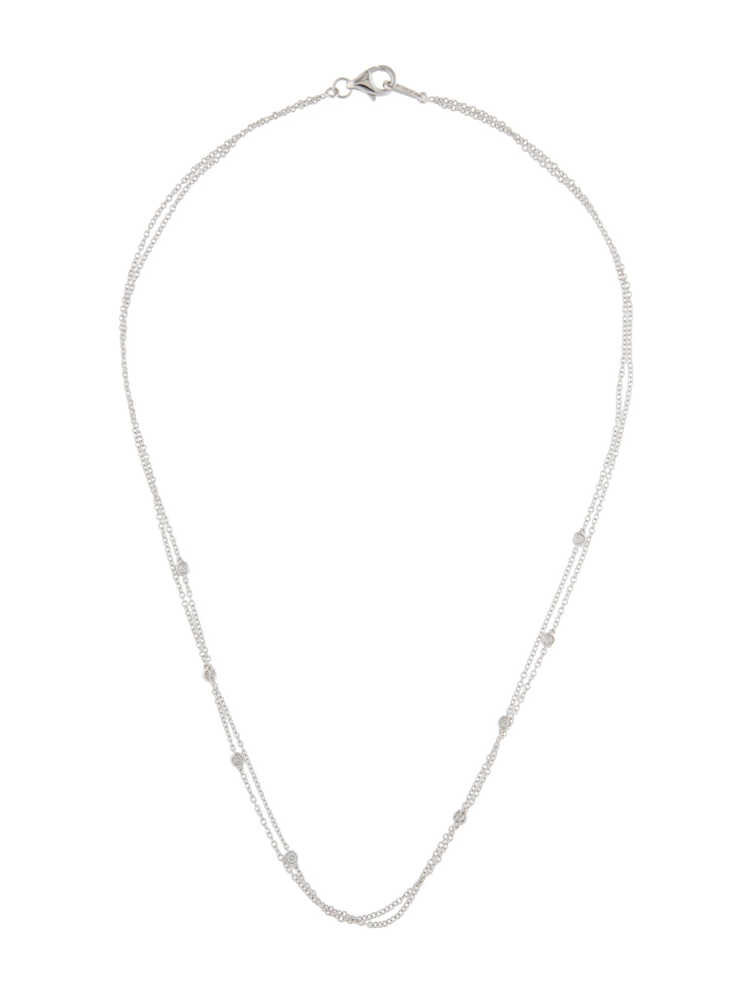 Necklace 14K Diamond Double Strand