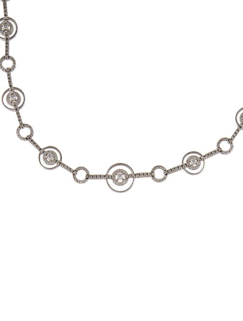 Necklace 18K 1.76ctw Diamond Circle Necklace