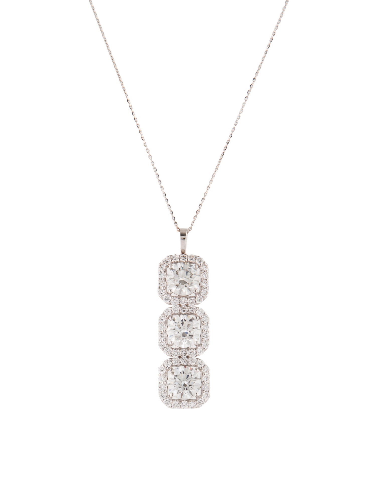 Necklace 14K 6.30ctw Lab-Grown Diamond Pendant