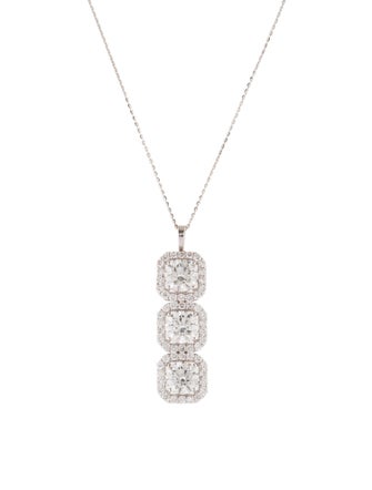 Necklace 14K 6.30ctw Lab-Grown Diamond Pendant Necklace