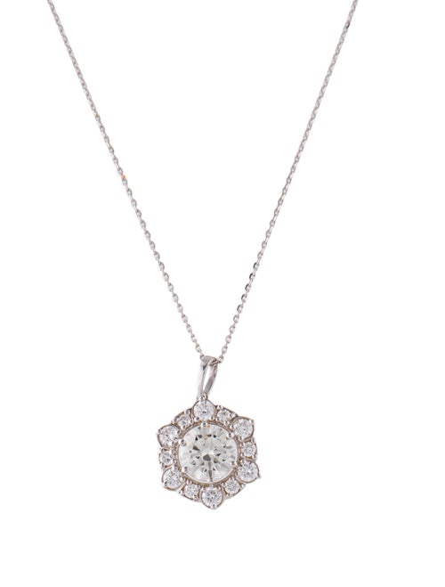 Necklace 14K 2.14ctw Lab-Grown Diamond Pendant Necklace