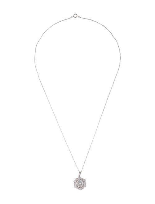 Necklace 14K 2.14ctw Lab-Grown Diamond Pendant Necklace