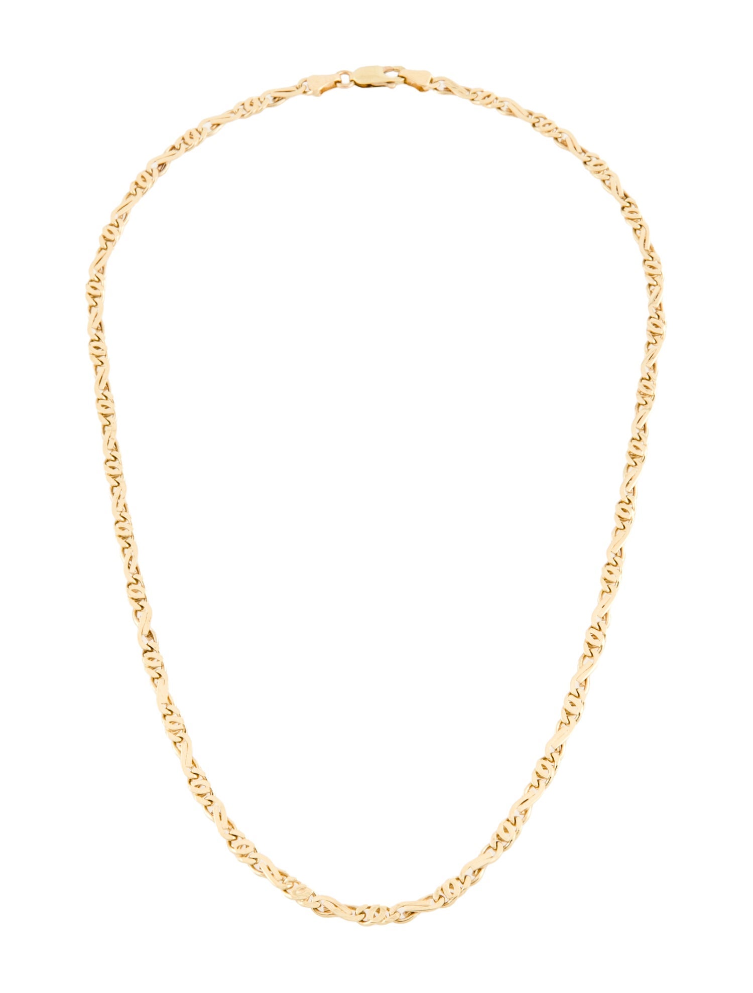 Necklace 14K Fancy Link Chain