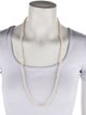 Necklace 14K Pearl Bead Strand Lariat