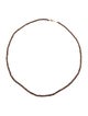 Necklace 14K Smoky Quartz Beaded Necklace