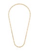 Necklace 14K Figaro Flat Link Necklace