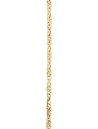 Necklace 14K Figaro Flat Link Necklace