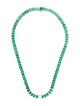 Necklace Oscar Friedman 18K 50.62ctw Emerald & Diamond Collar Necklace