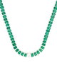 Necklace Oscar Friedman 18K 50.62ctw Emerald & Diamond Collar Necklace