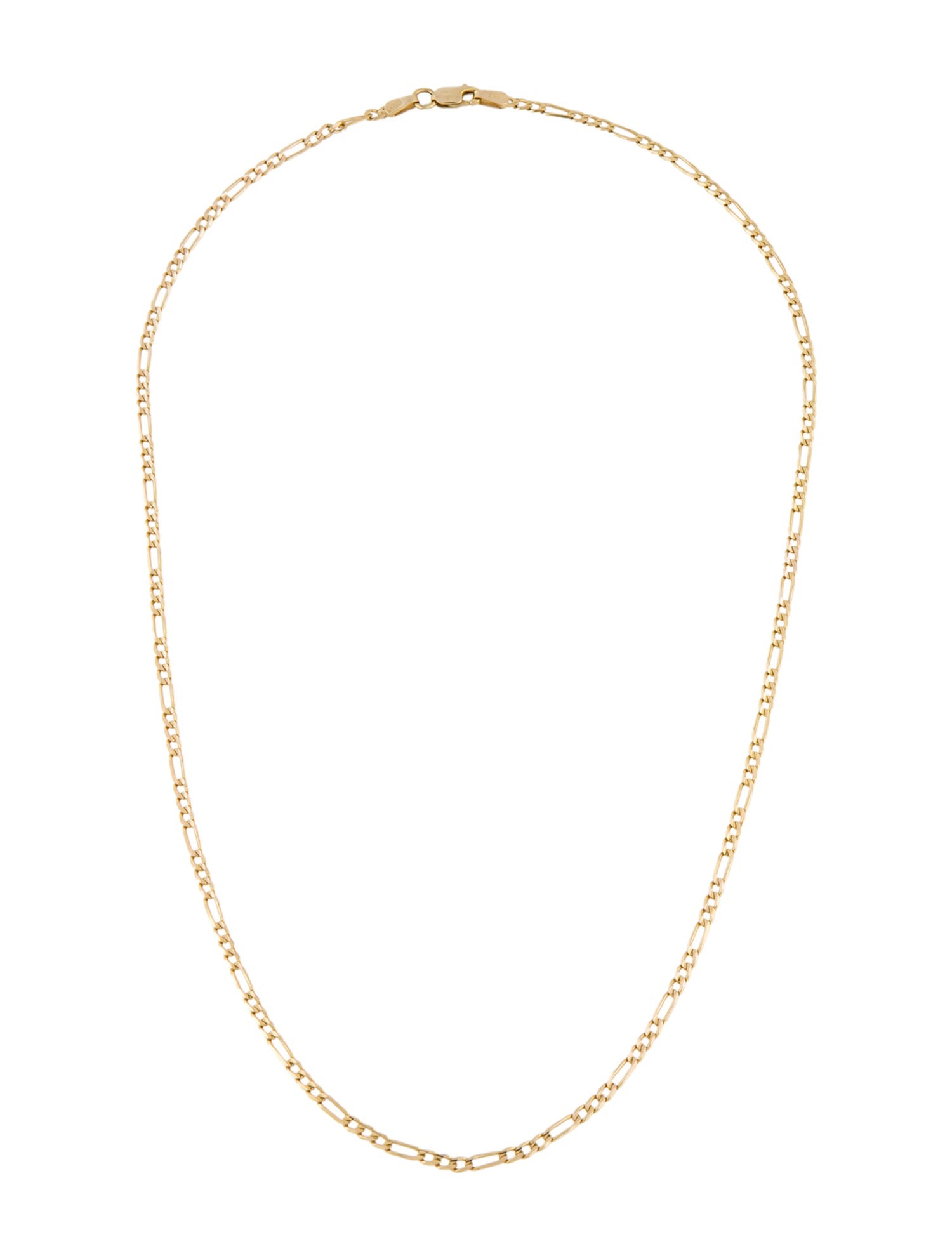 Necklace 14K Figaro Chain Necklace