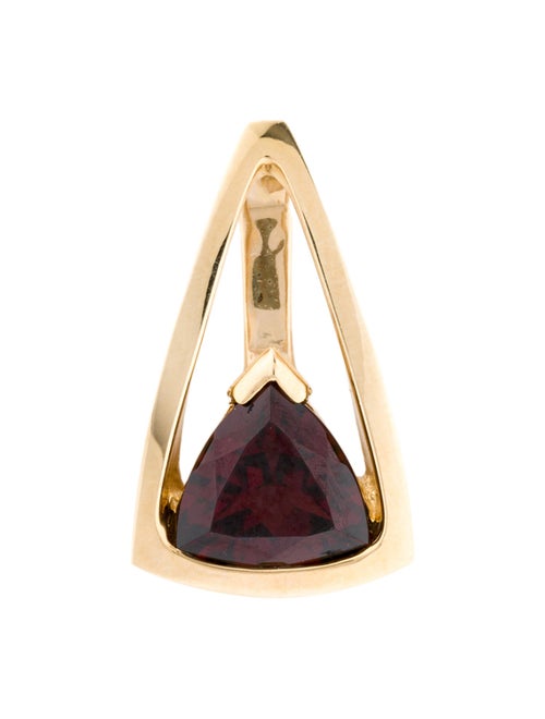 Necklace 14K 3.96ct Garnet Pendant