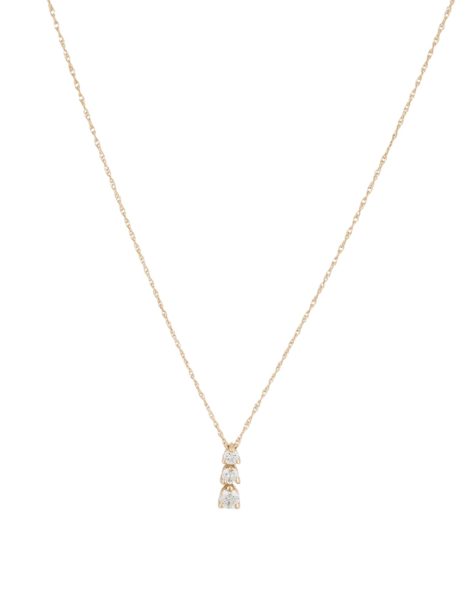 Necklace 14K Diamond Pendant