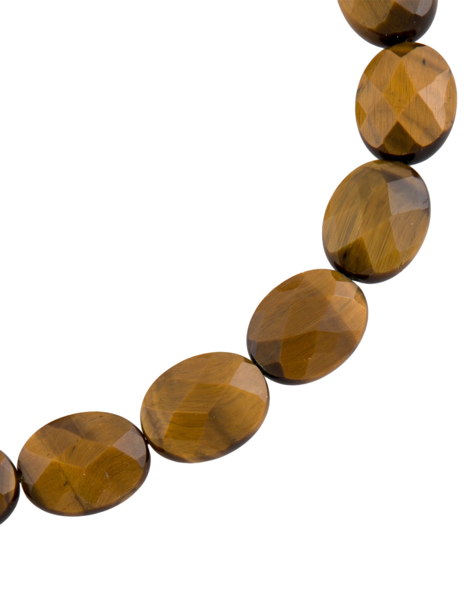 Necklace 10K Tiger's Eye Quartz Bead