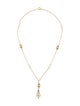 Necklace 14K Pearl Bead Lavalier Necklace